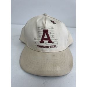 VTG Alabama Crimson Tide Roman hat Elephant snapback white